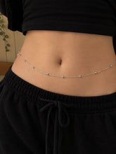 Load image into Gallery viewer, Noor’s Collection Delicate Waist Chain Antique Gold color and silver