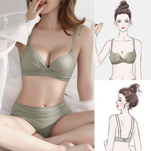 Load image into Gallery viewer, Double Stripped Medium Padded Bra & Panty Set