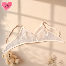 Load image into Gallery viewer, Pack of 4 Hollow Xoxo Soft Net Bra