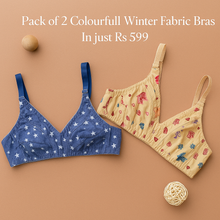 Load image into Gallery viewer, Colorfull Design Mix Fabric Bra