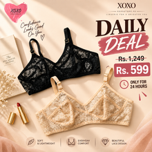 Load image into Gallery viewer, Pack of 2 Xoxo Basic Color Soft Net Bra's