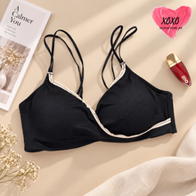 Load image into Gallery viewer, Xoxo Light Padded Double Stripped Laced Bra