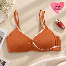 Load image into Gallery viewer, Xoxo Light Padded Double Stripped Laced Bra