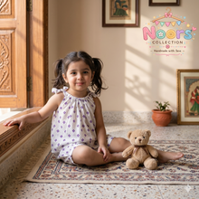 Load image into Gallery viewer, Girls Cotton Dress & Shorts Set – Noor's Collection