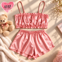 Load image into Gallery viewer, Bow Sik Bra Set