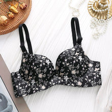 Load image into Gallery viewer, Double Padded Very Soft & Smooth Pushup Flowers Bra