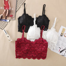 Load image into Gallery viewer, Elegant Flower Bralette With Removeable Pads