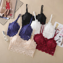 Load image into Gallery viewer, Elegant Flower Bralette With Removeable Pads