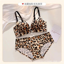 Load image into Gallery viewer, Elastane Foamy Double Padded Front Stripped Bra Set