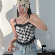 Load image into Gallery viewer, Corset Design Padded Tank Top/ Camisole