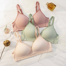 Load image into Gallery viewer, Dotted Cross Type Soft & Smooth Wireless Padded Bra