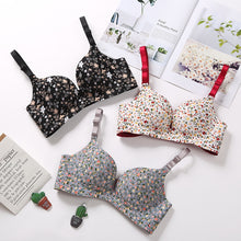 Load image into Gallery viewer, Double Padded Very Soft & Smooth Pushup Flowers Bra