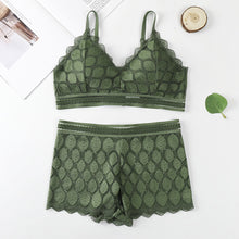 Load image into Gallery viewer, Leaf Padded Bra & Penty Set