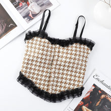 Load image into Gallery viewer, Corset Design  Padded Tank Top/ Camisole
