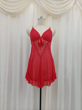 Load image into Gallery viewer, Short Length Straight Strips Elegant Nighty (8143)
