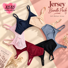 Load image into Gallery viewer, Dotted Soft Malayie Jersey - Pack of 3
