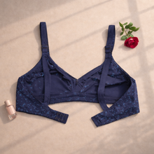Load image into Gallery viewer, Small Flower Design Very Fine Quailty Daily Wear Jersey Bra
