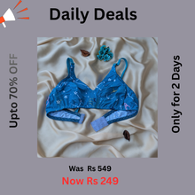 Load image into Gallery viewer, Colorfull Design Mix  Fabric Bra

