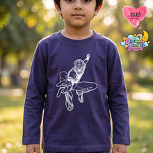 Load image into Gallery viewer, Dreamy Doodles Skater Boy Full-Sleeve Cotton Top
