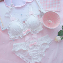 Load image into Gallery viewer, Rabbit Ears Design Very Elagant Soft Light Padded Bra Set

