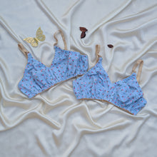 Load image into Gallery viewer, Colorfull Design Mix  Fabric Bra
