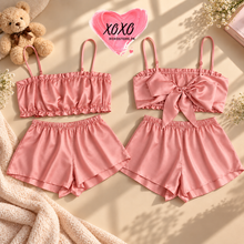Load image into Gallery viewer, Bow Sik Bra Set
