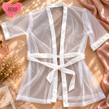 Load image into Gallery viewer, XOXO Sheer Net Gown &amp; Bikini Bra – Pack of 2
