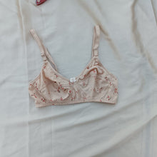 Load image into Gallery viewer, Small Flowers Simple Non Padded Basic Bra
