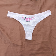 Load image into Gallery viewer, Sweet Written Cotton Thongs
