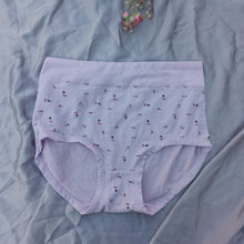 Load image into Gallery viewer, Flower High Waist Underwear
