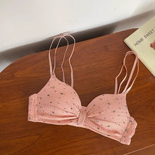 Load image into Gallery viewer, Double Stripped Bow Style Single Padded Bra

