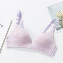 Load image into Gallery viewer, Check Design Very Soft &amp; Smooth Bra &amp; Underwear Set
