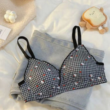Load image into Gallery viewer, Flowers &amp; Kitty Design Very Soft &amp; Smooth Bra
