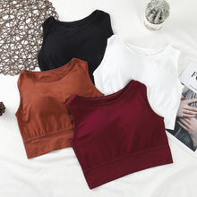 Load image into Gallery viewer, Sleevless Light Padded Relaxing Top
