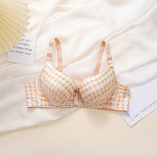 Load image into Gallery viewer, Check Design Elegant Wired Daily Wear Pushup Bra
